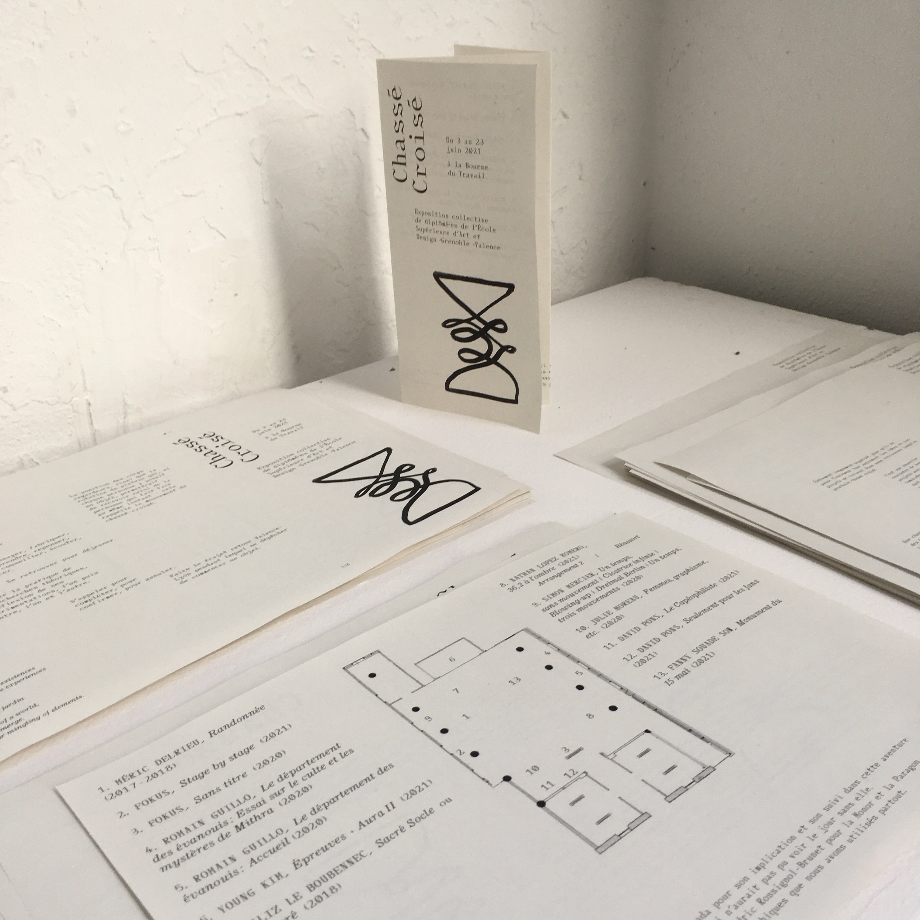 affiche de l'exposition Chassé-Croisé