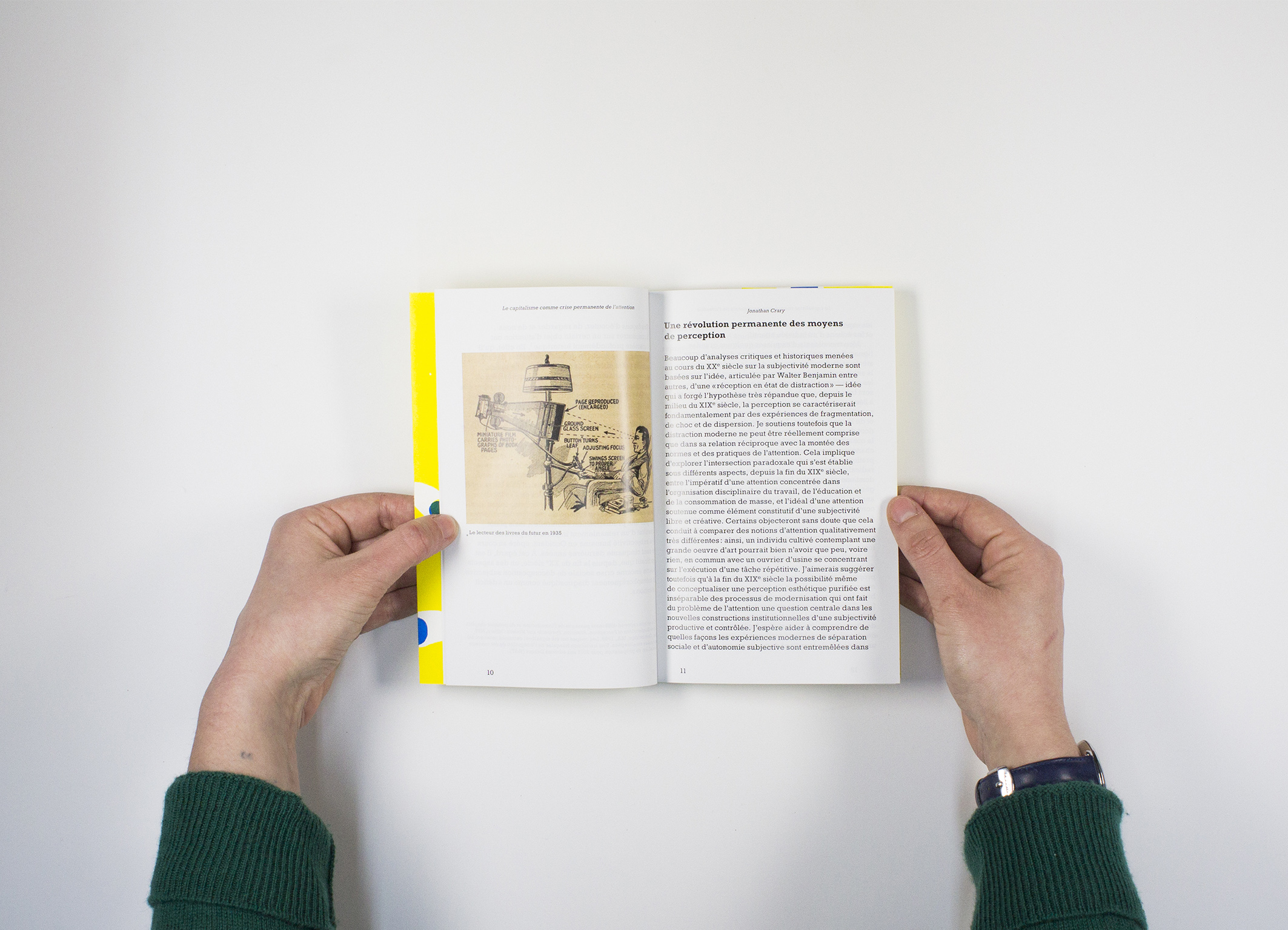 design éditorial du texte Le Capitalisme comme crise permanente de l'attention de Jonathan Crary